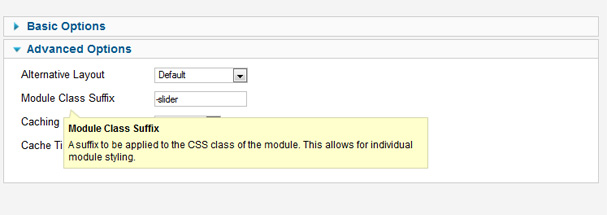 Adding the -slider prefix 