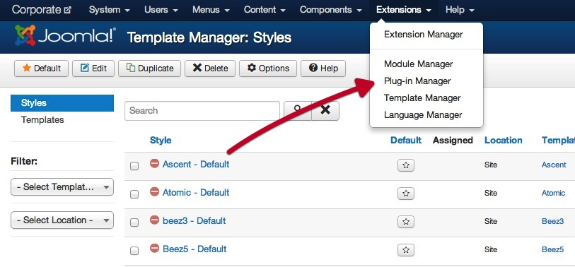 joomla-extension-manager