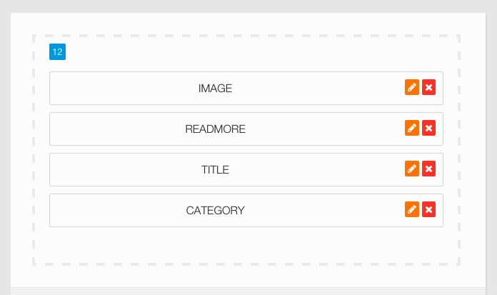 Layout settings