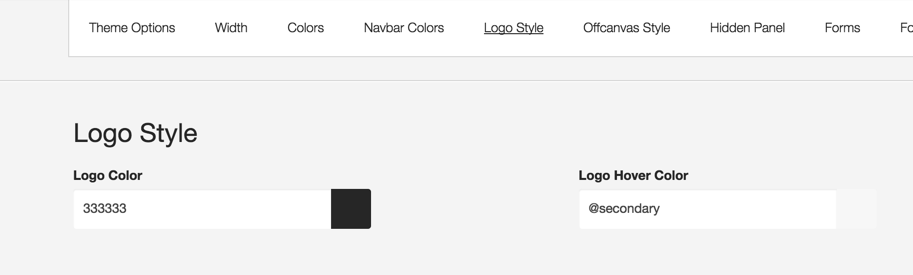 Adjust logo color