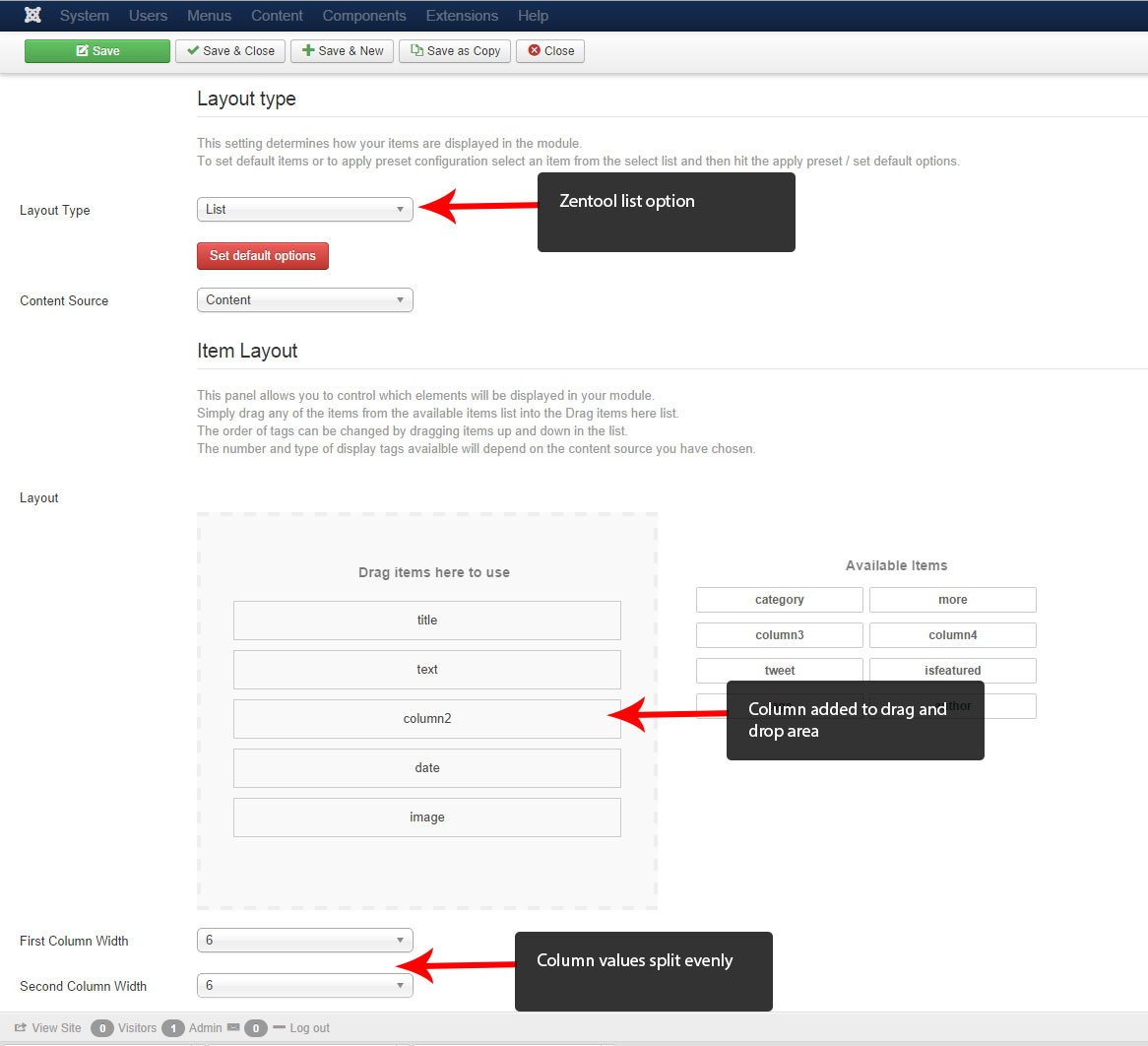 zentools grid4 layout