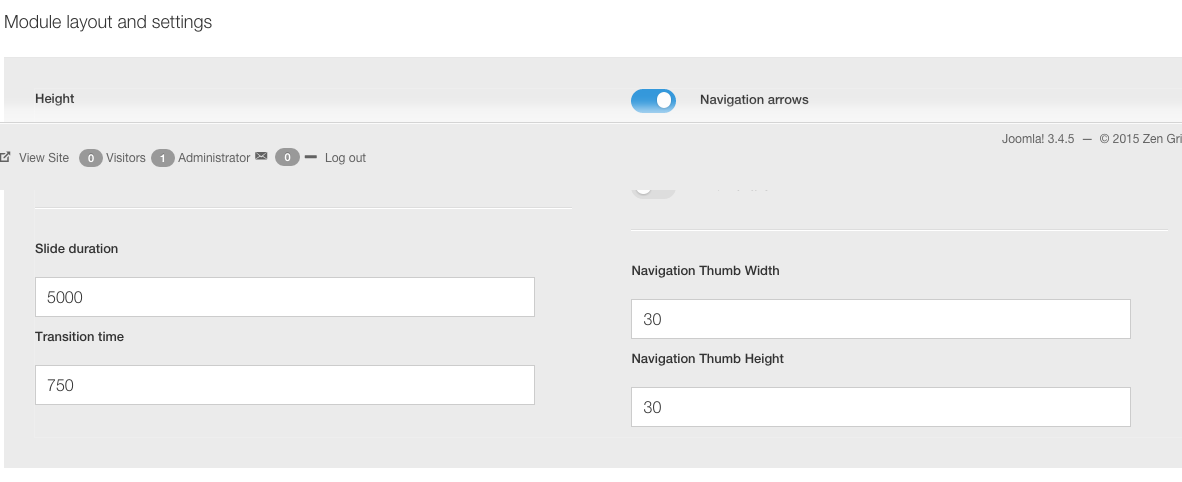 Module Options