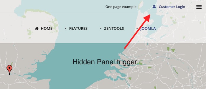 Hidden Panel Trigger